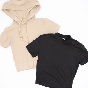 Bundle of 2 Women’s Crop Tops – Size S / S-M